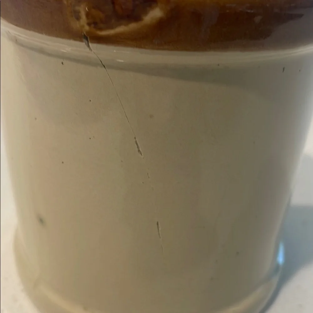 Vintage Ceramic Milk Jug - Brown and Cream - Picture 3 of 3